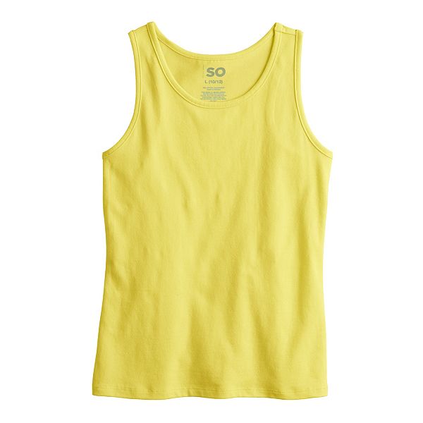 Girls 6-20 SO® Core Layering Tank Top in Regular & Plus