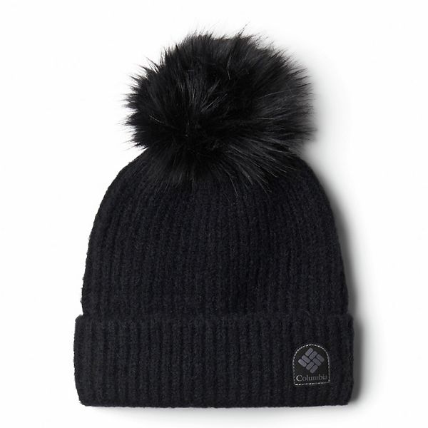 Columbia Winter Blur Pom Pom Beanie (Beach/Red Lily) Beanies