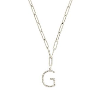 MC Collective Braided Initial Pendant Necklace