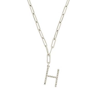 MC Collective Braided Initial Pendant Necklace