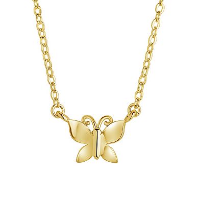 MC Collective Butterfly Chain Layered Necklace