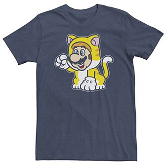 Big & Tall Nintendo Mario Cat Suit Portrait Tee
