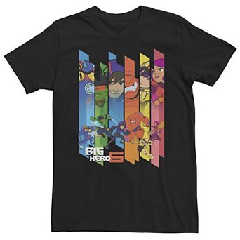 Disney's Big Hero 6 Big & Tall Team Curtain Panels Tee