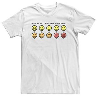 Big & Tall Disney Big Hero 6 Rate Your Pain Tee