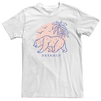 Big & Tall California Bear Dreamin' Sunset Tee