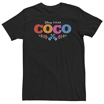 Big & Tall Disney / Pixar Coco Movie Logo Colorful Tee