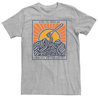 Big & Tall "Life Is Full Of Endless Pastabilities" Tee