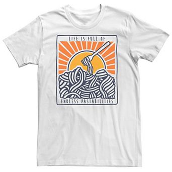 Big & Tall "Life Is Full Of Endless Pastabilities" Tee