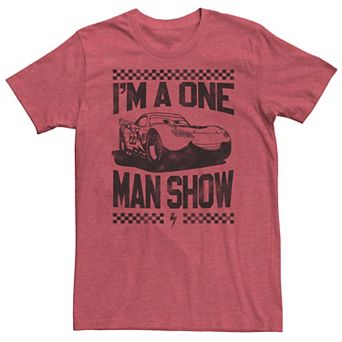 Big & Tall Disney / Pixar Cars Lightning McQueen I'm A One Man Show Tee