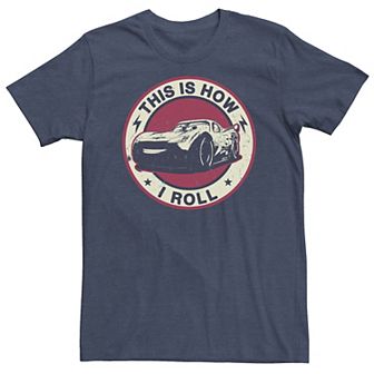 Big & Tall Disney / Pixar Lightning McQueen This Is How I Roll Tee