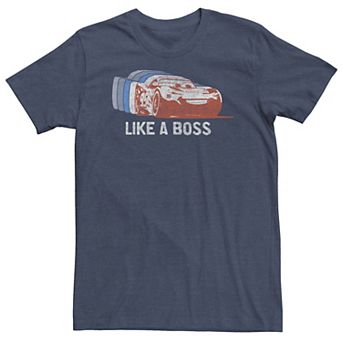 Big & Tall Disney / Pixar Cars Like A Boss Repeated Silhouette Tee