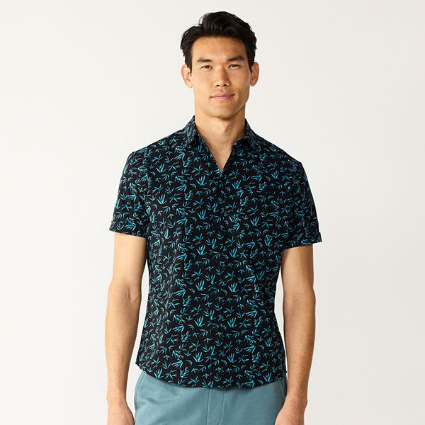 Mens short sleeve hot sale dress shirts kohls