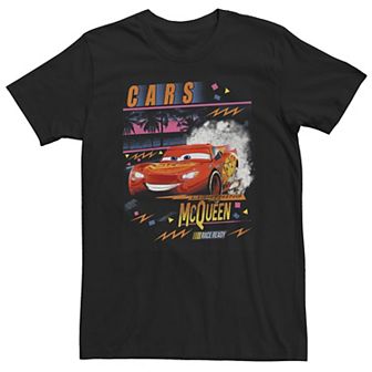 Big & Tall Disney / Pixar Cars Lightning Lightning McQueen Palm Tree Sunset Tee