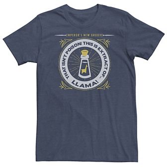 Big & Tall Disney The Emperor's New Groove Extract Of Llama Logo Tee