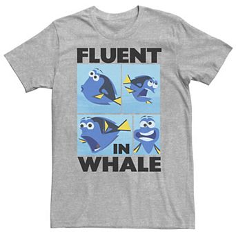 Big & Tall Disney / Pixar Finding Dory "Fluent in Whale" Tee