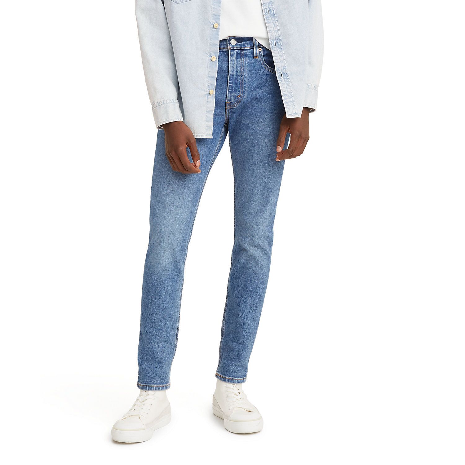 levi's 721 high rise skinny lone wolf