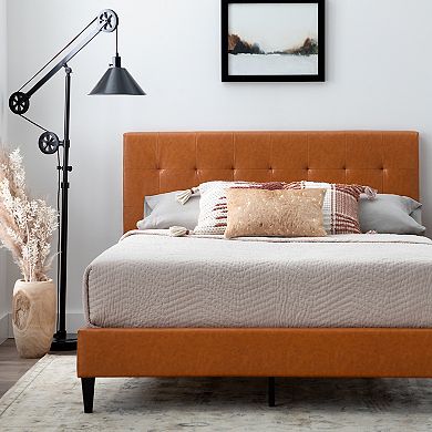 Lucid Dream Collection Square Tufted Upholstered Bed