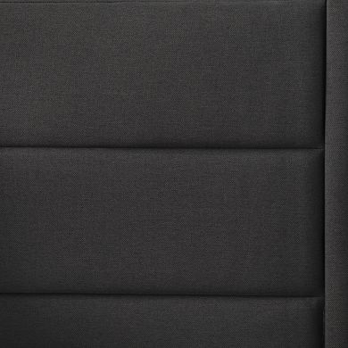 Lucid Dream Collection Upholstered Horizontal Channel Bed