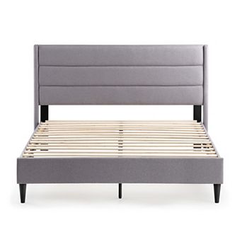Lucid Dream Collection Upholstered Horizontal Channel Bed