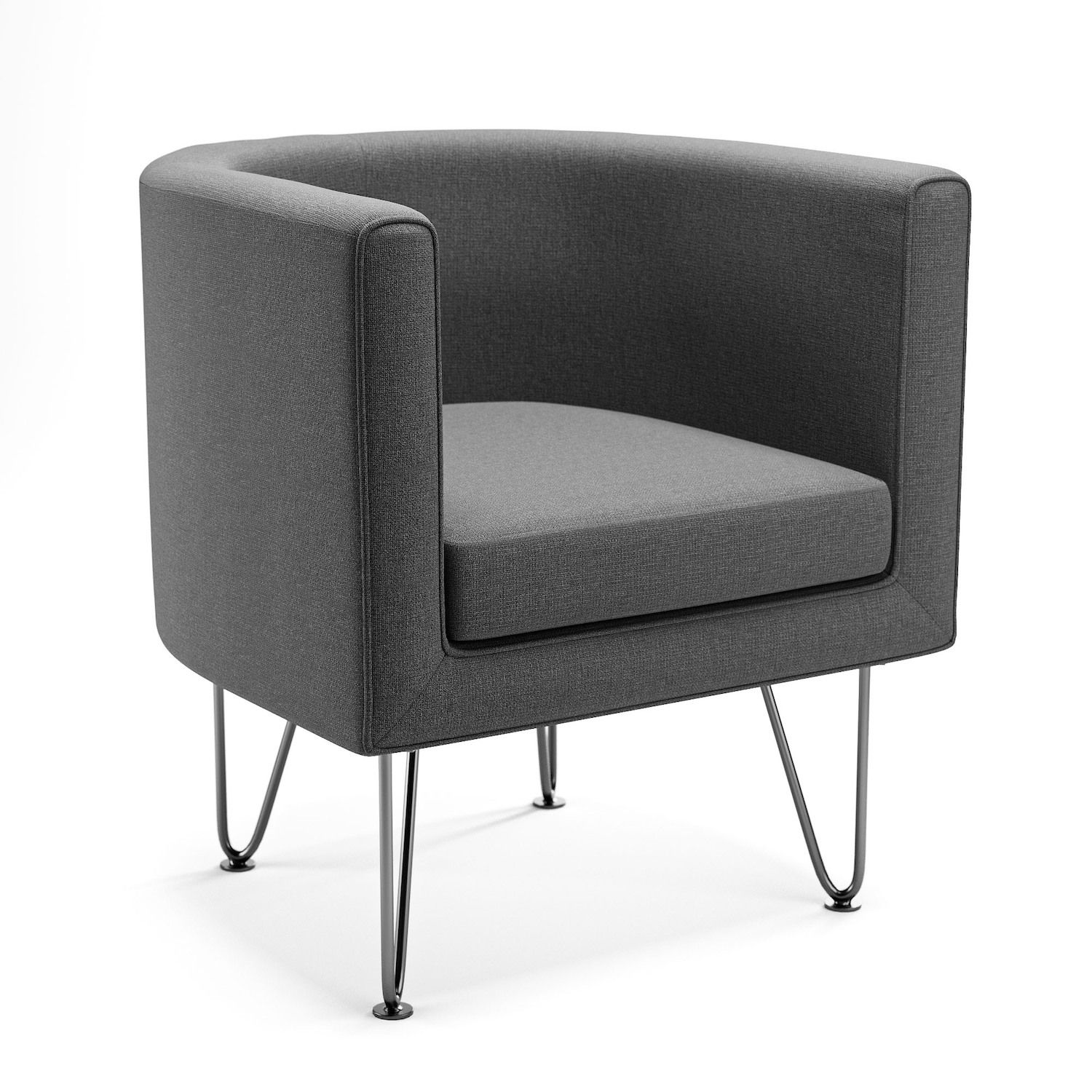 Image for Dream Collection Lucid Barrel Chair with Hairpin Legs at Kohl's.