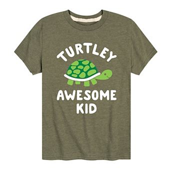 Boys 8-20 Turtley Awesome Kid Graphic Tee
