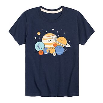 Boys 8-20 Planets Graphic Tee