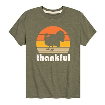 Boys 8-20 Thankful Graphic Tee
