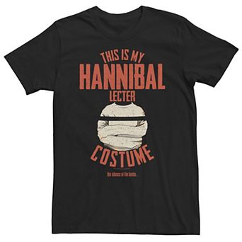 Big & Tall The Silence Of The Lambs "This Is My Hannibal Lecter Costume" Tee