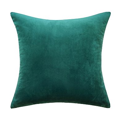 Edie@Home Velvet Rainforest Metallic Throw Pillow
