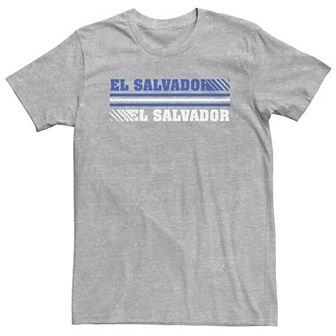 Big & Tall Fifth Sun El Salvador Colorful Word Stack Tee