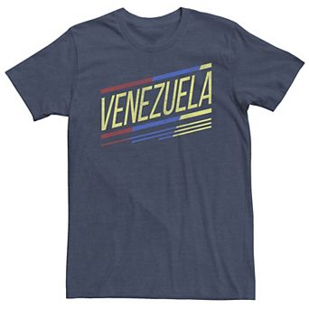 Big & Tall Fifth Sun Venezuala Slanted Stripe Logo Tee