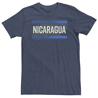 Big & Tall Fifth Sun Nicaragua Text Overlay Tee