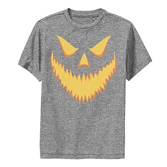 Boys 8-20 Jack-O-Lantern Candle Lit Grin Graphic Tee