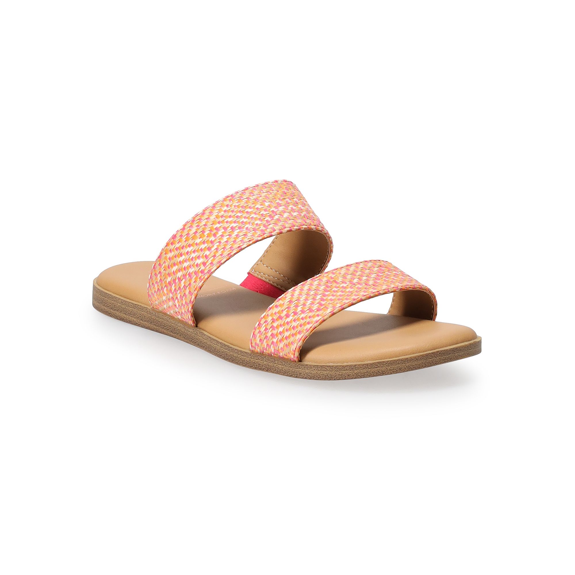 LC Lauren Conrad Sunstone Womens Slide Sandals, Size: 5, Multi
