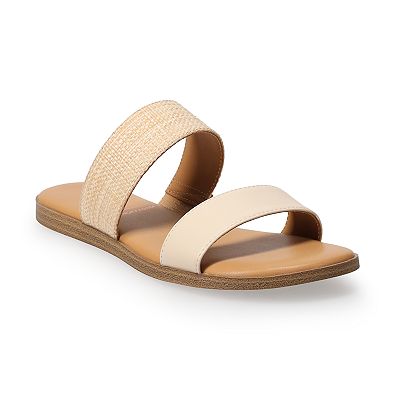 Lauren conrad gold flip flops best sale