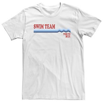 Big & Tall Swim Team Tokyo Lines Tee