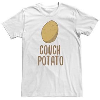 Big & Tall Couch Potato Sketch Tee