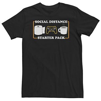Big & Tall Social Distancing Starter Pack Tee