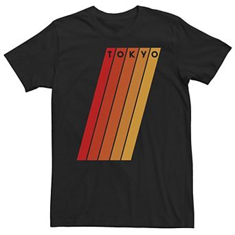 Big & Tall Tokyo Diagonal Lines Tee