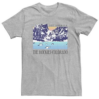 Big & Tall "The Rockies Colorado See America" Tee