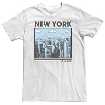 Big & Tall New York The Big Apple Skyline Tee