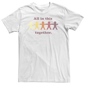 Big & Tall "All In This Together" Cutout Portrait Tee