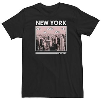 Big & Tall New York The Big Apple Skyline Tee