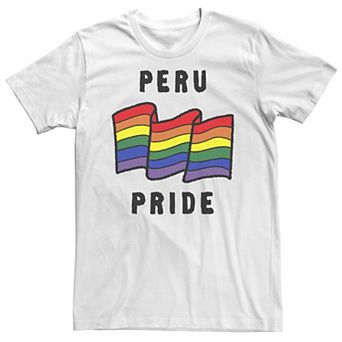Big & Tall Fifth Sun Peru Pride Sketched Flag Tee
