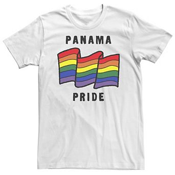 Big & Tall Fifth Sun Panama Pride Sketched Flag Tee