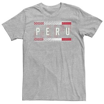 Big & Tall Fifth Sun Peru Text Overlay Tee