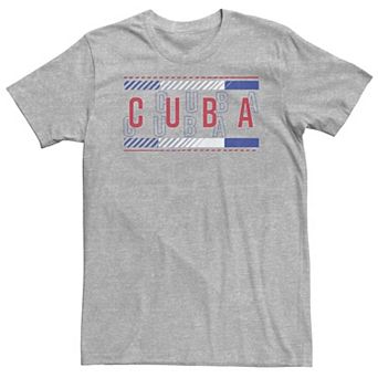 Big & Tall Fifth Sun Cuba Text Overlay Tee