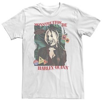 Big & Tall DC Comics The Suicide Squad Monstruitos De Quinn Tee