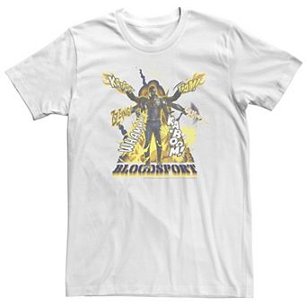 Big & Tall DC Comics The Suicide Squad Bloodsport Kaboom Poster Tee