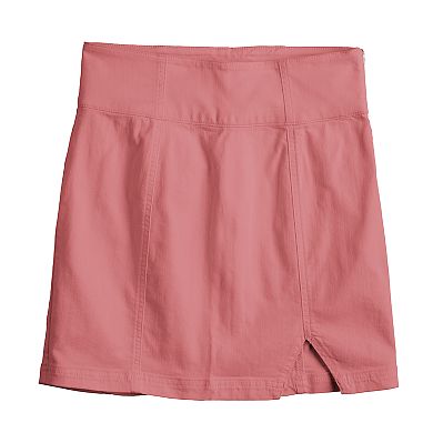 Juniors' SO® High-Rise Side Notch Mini Skirt